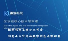 数字钱包名字小众可爱创意小众可爱的