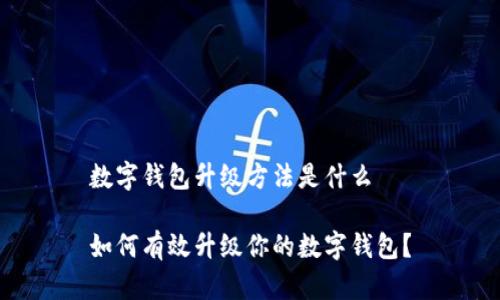 数字钱包升级方法是什么

如何有效升级你的数字钱包？
